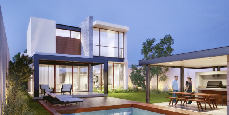 Mocolí Gardens Exclusive 44-3 GeoBienes - Mocolí Gardens Exclusive 44-3 - Plusvalia Guayaquil Casas de venta y alquiler Inmobiliaria Ecuador