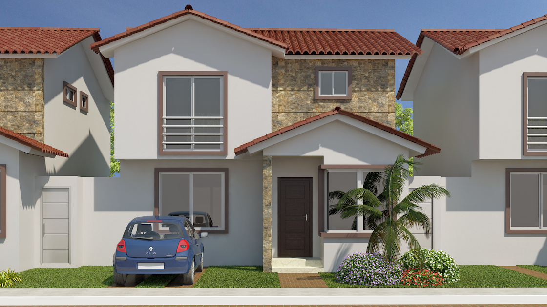 Modelo B casa en venta con 3 dormitorios en Costa Real Guayaquil | GeoBienes