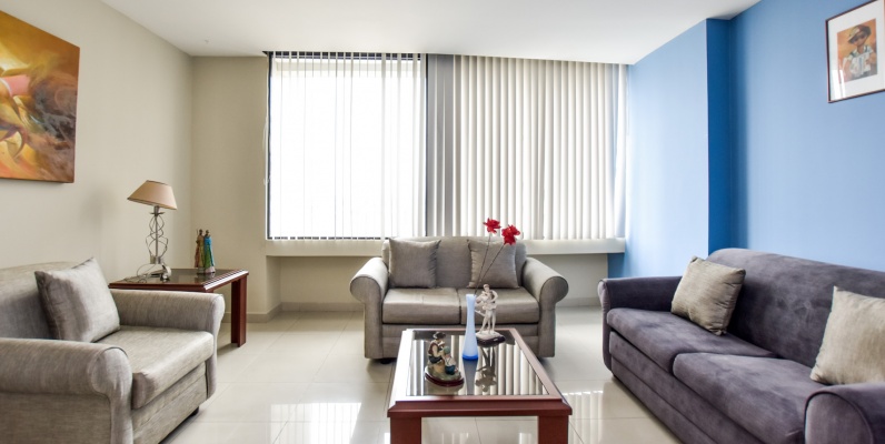 GeoBienes - Alquiler de suite amoblada en Torre Colón I, Guayaquil - Ecuador - Plusvalia Guayaquil Casas de venta y alquiler Inmobiliaria Ecuador