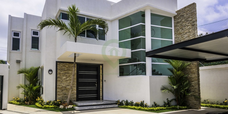 GeoBienes - Casa en venta Villa 5 en Mocolí Gardens en Vía a Samborondón - Plusvalia Guayaquil Casas de venta y alquiler Inmobiliaria Ecuador
