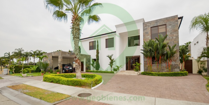 GeoBienes - Casa en venta en Mocolí Golf Club vía a Samborondón - Plusvalia Guayaquil Casas de venta y alquiler Inmobiliaria Ecuador