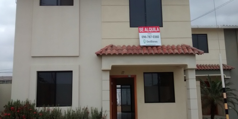 Casa esquinera en alquiler Urb. Milan GeoBienes - Casa esquinera en alquiler Urb. Milan - Plusvalia Guayaquil Casas de venta y alquiler Inmobiliaria Ecuador
