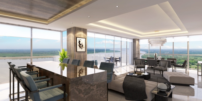 Departamento A en venta en Mocolí Samborondón Puerto 5000 GeoBienes - Departamento A en venta en Mocolí Samborondón Puerto 5000 - Plusvalia Guayaquil Casas de venta y alquiler Inmobiliaria Ecuador