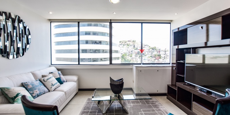 Departamento amoblado en alquiler, Bellini II - Puerto Santa Ana GeoBienes - Departamento amoblado en alquiler, Bellini II - Puerto Santa Ana - Plusvalia Guayaquil Casas de venta y alquiler Inmobiliaria Ecuador