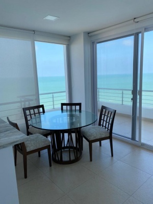 Departamento amoblado en venta ubicado en Condomio Punta Mar, General Villamil GeoBienes - Departamento amoblado con vista al mar en venta, Punta Mar, Playas - Plusvalia Guayaquil Casas de venta y alquiler Inmobiliaria Ecuador