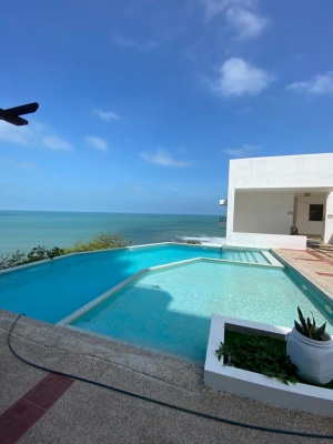 Departamento amoblado en venta ubicado en Condomio Punta Mar, General Villamil GeoBienes - Departamento amoblado con vista al mar en venta, Punta Mar, Playas - Plusvalia Guayaquil Casas de venta y alquiler Inmobiliaria Ecuador