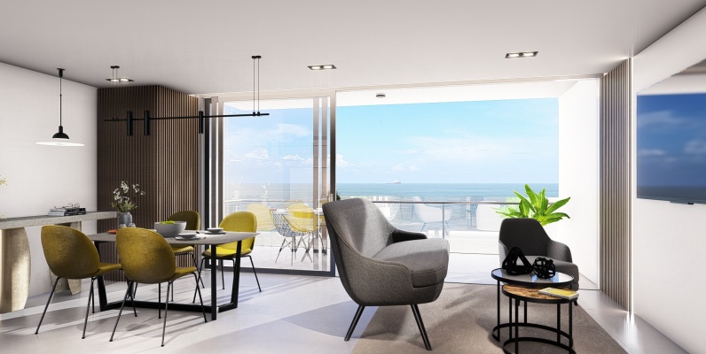 Departamento de 3 dormitorios Punta Surf GeoBienes - Departamento de 3 dormitorios Punta Surf - Plusvalia Guayaquil Casas de venta y alquiler Inmobiliaria Ecuador