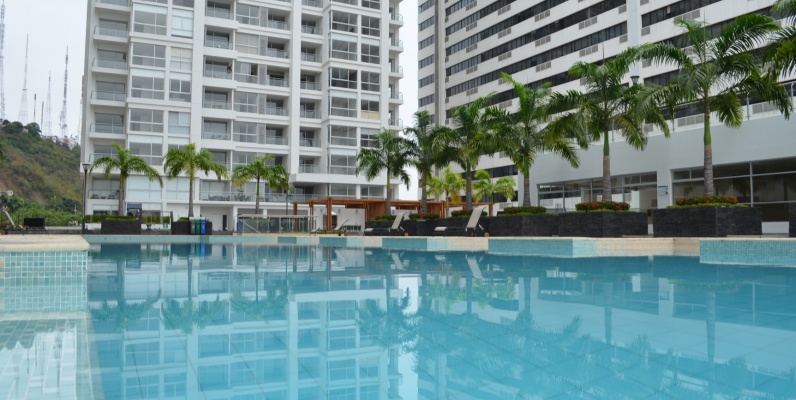 Departamento en alquiler en edificio Spazio sector Puerto Santa Ana GeoBienes - Departamento en alquiler en edificio Spazio sector Puerto Santa Ana - Plusvalia Guayaquil Casas de venta y alquiler Inmobiliaria Ecuador