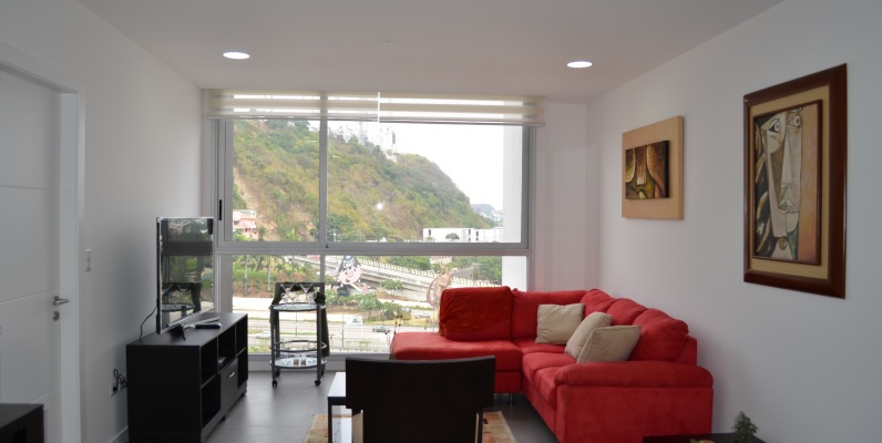 GeoBienes - Departamento en alquiler  en edificio Spazio sector Puerto Santa Ana - Plusvalia Guayaquil Casas de venta y alquiler Inmobiliaria Ecuador