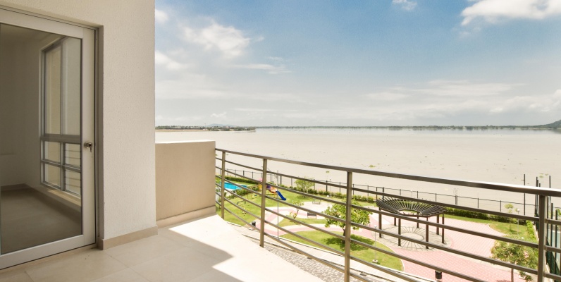 GeoBienes - Departamento por estrenar en venta con vista al río , urbanización Belice - Plusvalia Guayaquil Casas de venta y alquiler Inmobiliaria Ecuador