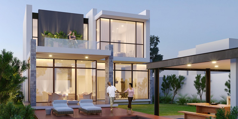 Mocolí Gardens Exclusive 45-3 GeoBienes - Mocolí Gardens Exclusive 45-3: Casas en Samborondón - Plusvalia Guayaquil Casas de venta y alquiler Inmobiliaria Ecuador