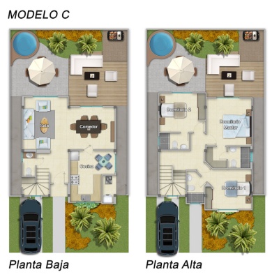 GeoBienes - Modelo C casa en venta con 3 dormitorios en Costa Real - Plusvalia Guayaquil Casas de venta y alquiler Inmobiliaria Ecuador