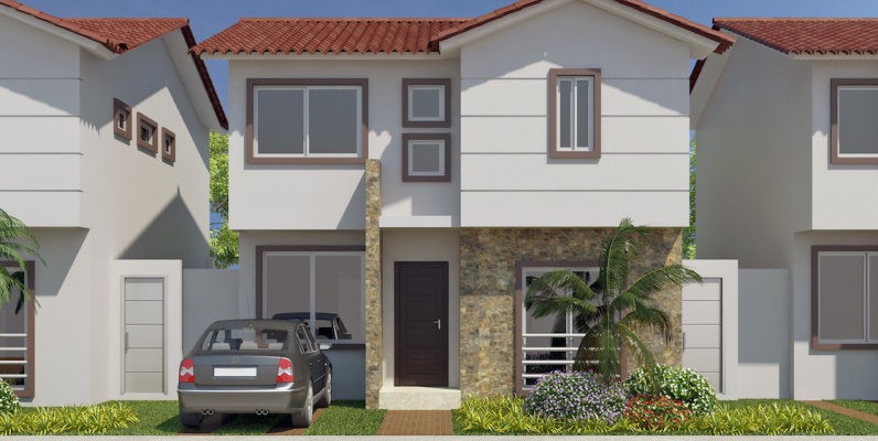 GeoBienes - Modelo E casa en venta con 3 dormitorios en Costa Real - Plusvalia Guayaquil Casas de venta y alquiler Inmobiliaria Ecuador
