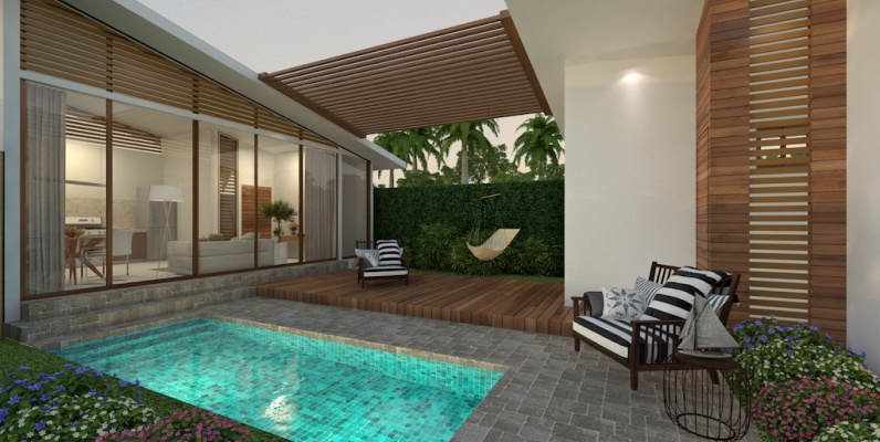 Modelo Fiji (87m2) - Urbanización Cumbres de Ayangue GeoBienes - Modelo Fiji (87m2) - Urbanización Cumbres de Ayangue - Plusvalia Guayaquil Casas de venta y alquiler Inmobiliaria Ecuador