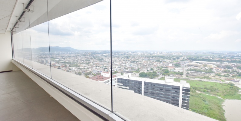 GeoBienes - Oficina en alquiler ubicado en el Edificio The Point, Puerto Santa Ana - Plusvalia Guayaquil Casas de venta y alquiler Inmobiliaria Ecuador