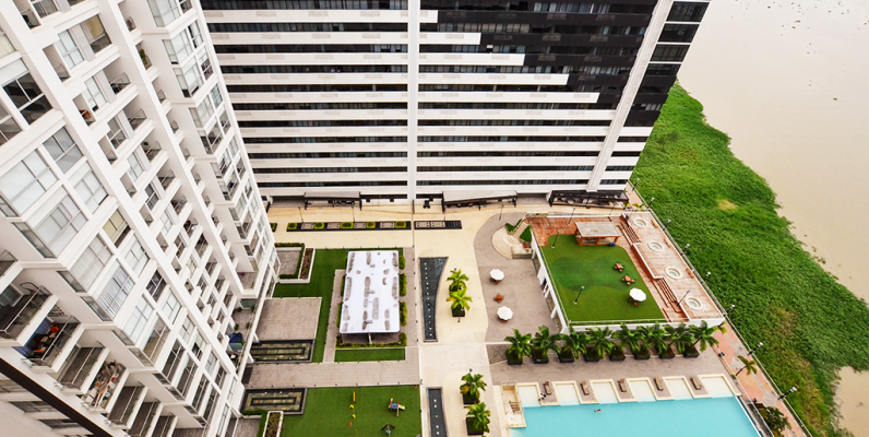 Preciosa Suite Amoblada Bellini IV GeoBienes - Suite en alquiler en Bellini IV sector centro de Guayaquil - Plusvalia Guayaquil Casas de venta y alquiler Inmobiliaria Ecuador