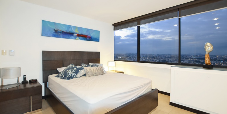 Preciosa Suite Amoblada Bellini IV GeoBienes - Suite en alquiler en Bellini IV sector centro de Guayaquil - Plusvalia Guayaquil Casas de venta y alquiler Inmobiliaria Ecuador