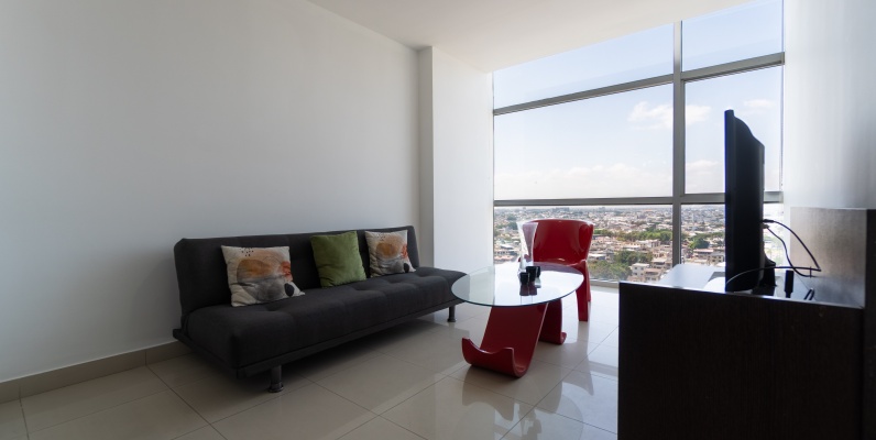 GeoBienes - Suite amplia amoblada en alquiler en City Suites, norte de  Guayaquil - Plusvalia Guayaquil Casas de venta y alquiler Inmobiliaria Ecuador