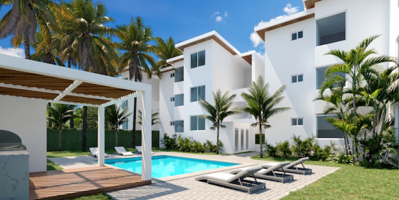 Departamento 3 Dormitorios - Vista 1 - Planta Baja GeoBienes - Terreno B7 en venta ubicado en urbanización Vista Pacífico, Ayangue - Plusvalia Guayaquil Casas de venta y alquiler Inmobiliaria Ecuador