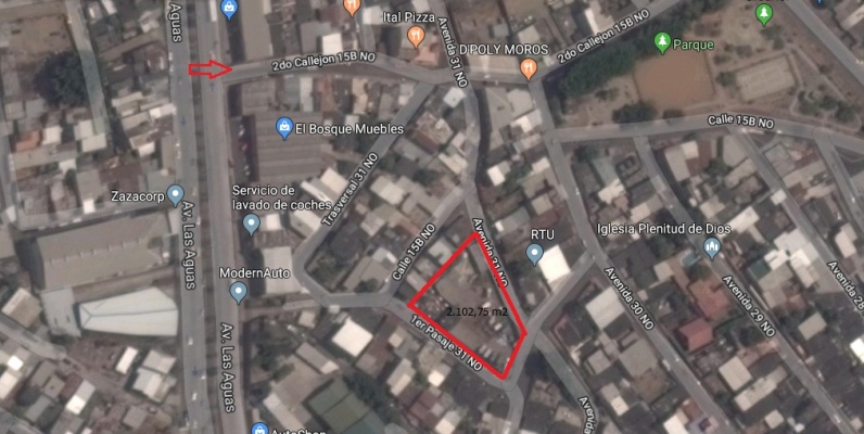 Terreno en venta Urdenor sector norte GeoBienes - Terreno en venta en Urdenor sector norte - Plusvalia Guayaquil Casas de venta y alquiler Inmobiliaria Ecuador