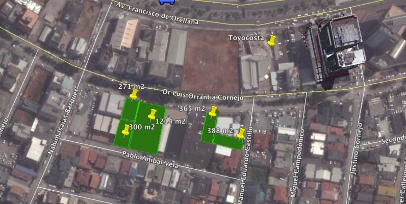 Terrenos en alquiler en el Norte de Guayaquil 388 m2 sector Kennedy Norte GeoBienes - Terrenos en alquiler en el Norte de Guayaquil 388 m2 sector Kennedy Norte - Plusvalia Guayaquil Casas de venta y alquiler Inmobiliaria Ecuador