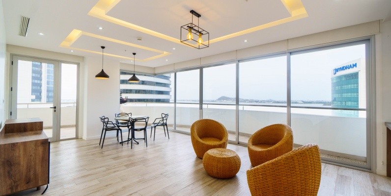 Venta de departamento en Edificio Santana Loft, Pto Santa Ana, Centro GeoBienes - Venta de departamento en Edificio Santana Loft, Pto Santa Ana, Centro - Plusvalia Guayaquil Casas de venta y alquiler Inmobiliaria Ecuador