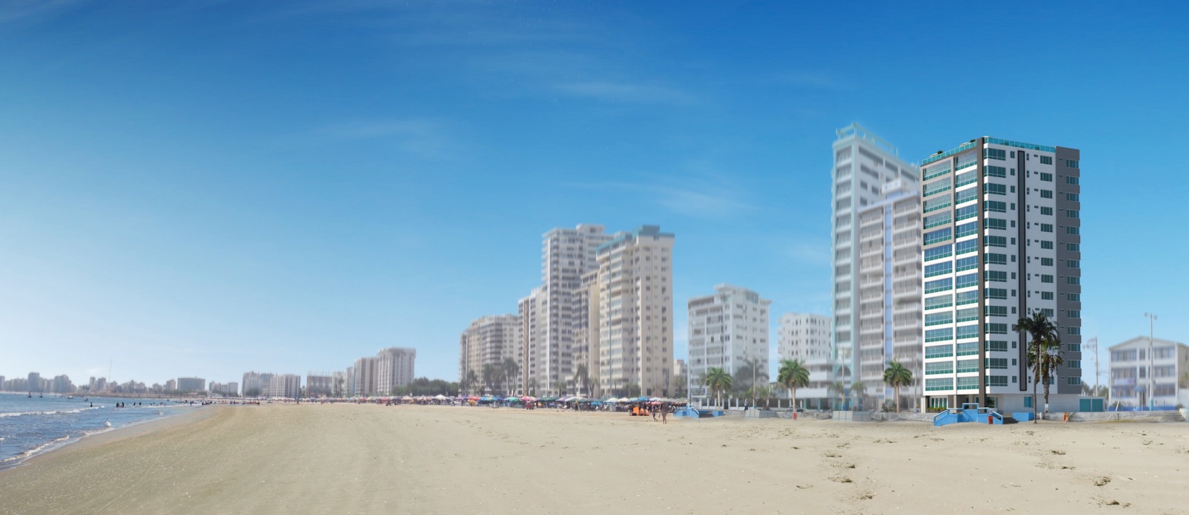 GeoBienes - Bay View Apartments. En la playa de Chipipe Salinas - Plusvalia Guayaquil Casas de venta y alquiler Inmobiliaria Ecuador