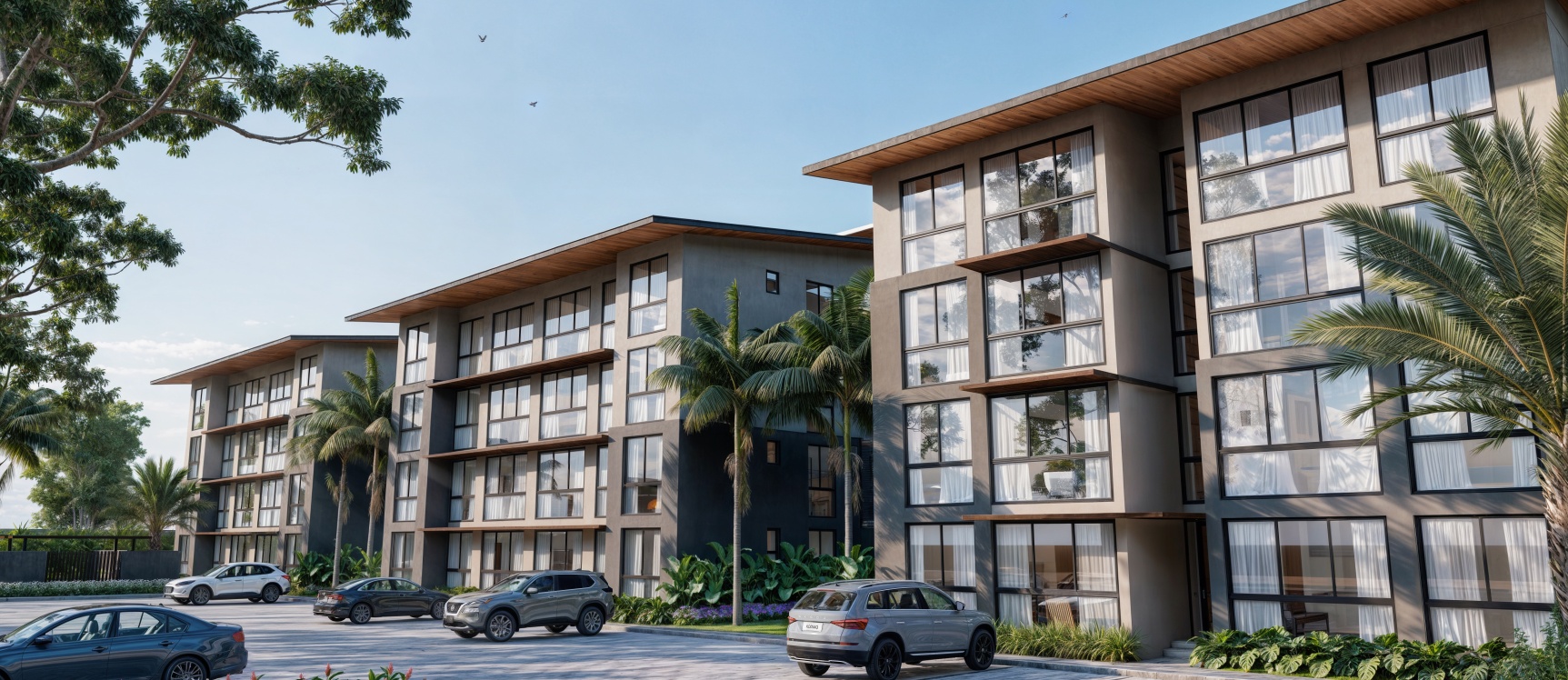 GeoBienes - Ferrara departamentos de una y dos habitaciones en venta en Samborondón en proyecto Ferrara, Isla Celeste - Plusvalia Guayaquil Casas de venta y alquiler Inmobiliaria Ecuador