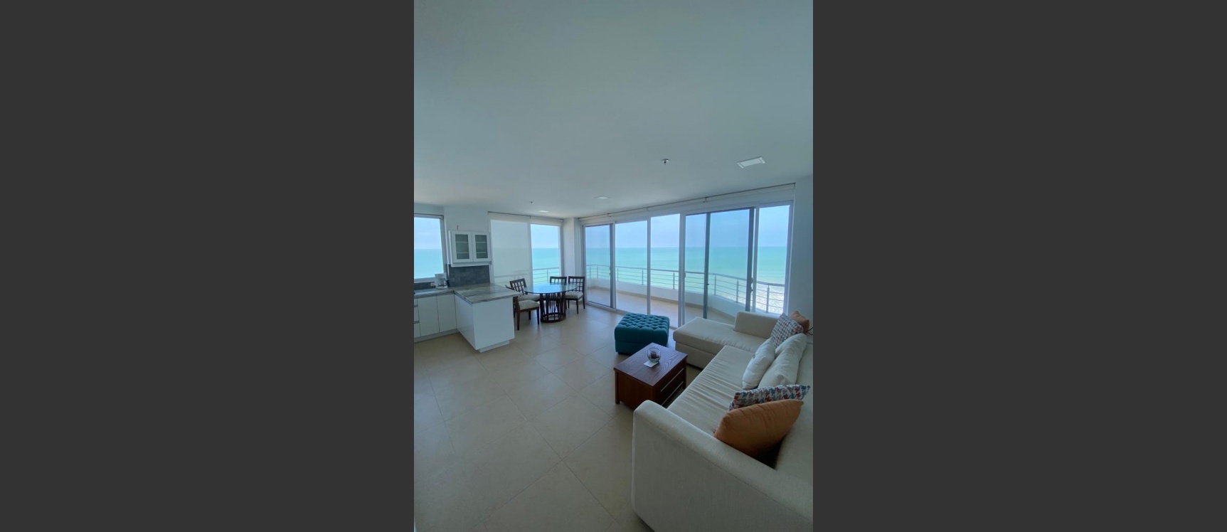 Departamento amoblado en venta ubicado en Condomio Punta Mar, General Villamil GeoBienes - Departamento amoblado con vista al mar en venta, Punta Mar, Playas - Plusvalia Guayaquil Casas de venta y alquiler Inmobiliaria Ecuador