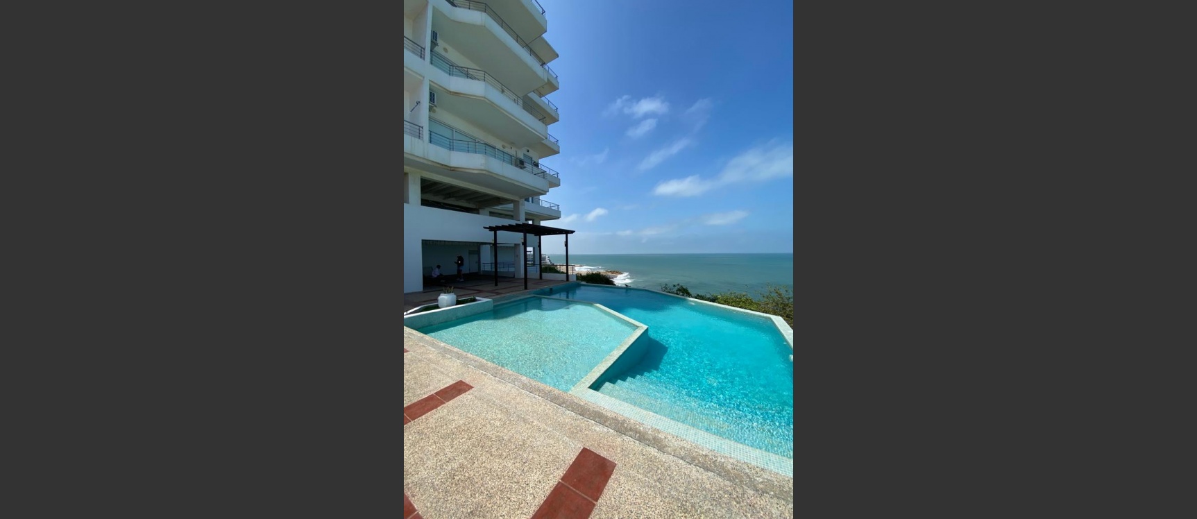 Departamento amoblado en venta ubicado en Condomio Punta Mar, General Villamil GeoBienes - Departamento amoblado con vista al mar en venta, Punta Mar, Playas - Plusvalia Guayaquil Casas de venta y alquiler Inmobiliaria Ecuador