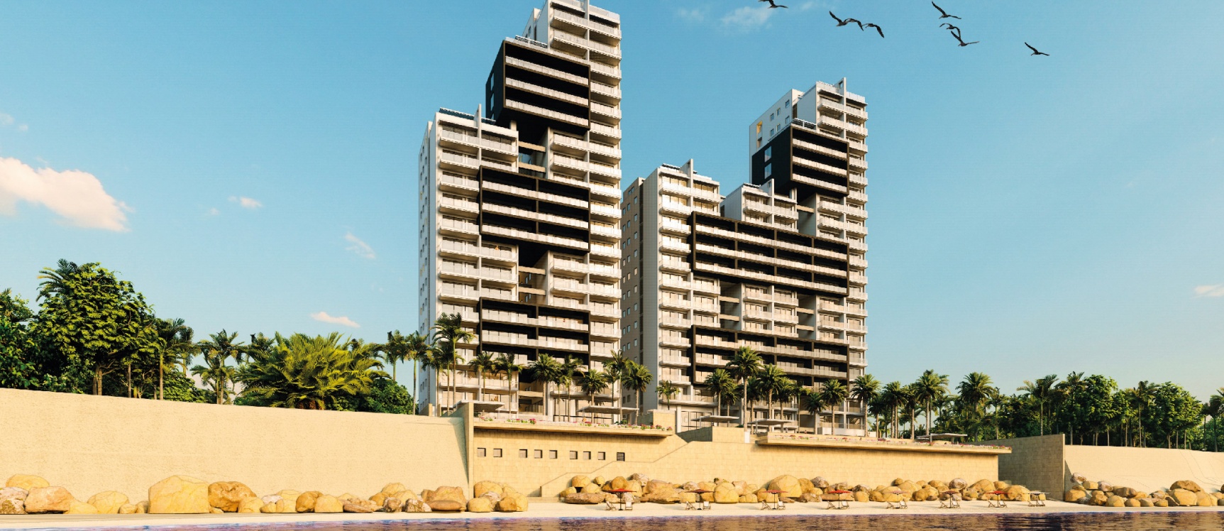 Departamento de 3 dormitorios Punta Surf GeoBienes - Departamento de 3 dormitorios Punta Surf - Plusvalia Guayaquil Casas de venta y alquiler Inmobiliaria Ecuador