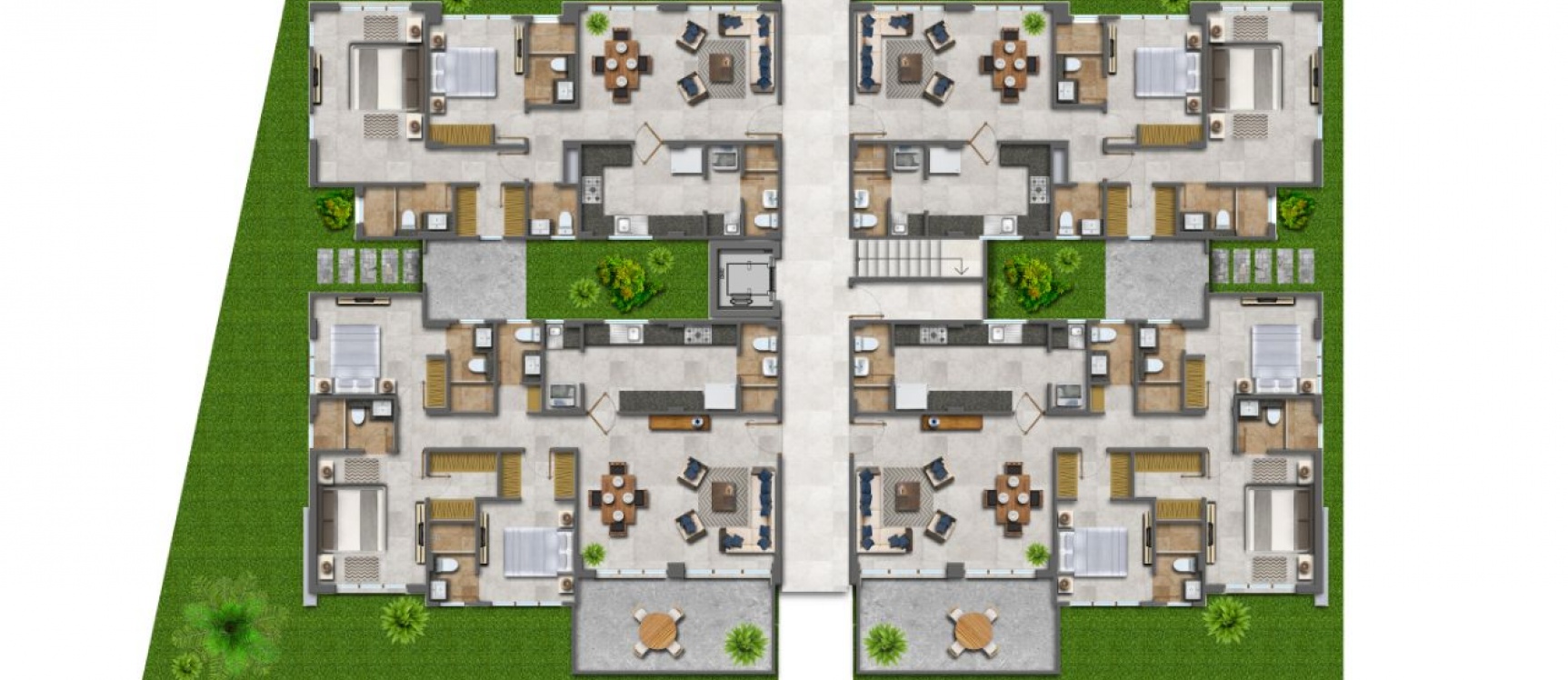 Departamento en venta en planta baja del condominio sector Samborondón GeoBienes - Departamento en venta en planta baja del condominio sector Samborondón - Plusvalia Guayaquil Casas de venta y alquiler Inmobiliaria Ecuador