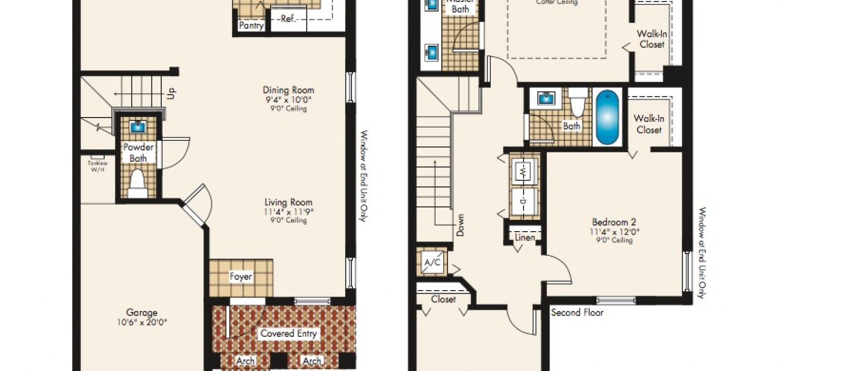 GeoBienes - Eden Model Townhouse home in Aquabella - Plusvalia Guayaquil Casas de venta y alquiler Inmobiliaria Ecuador