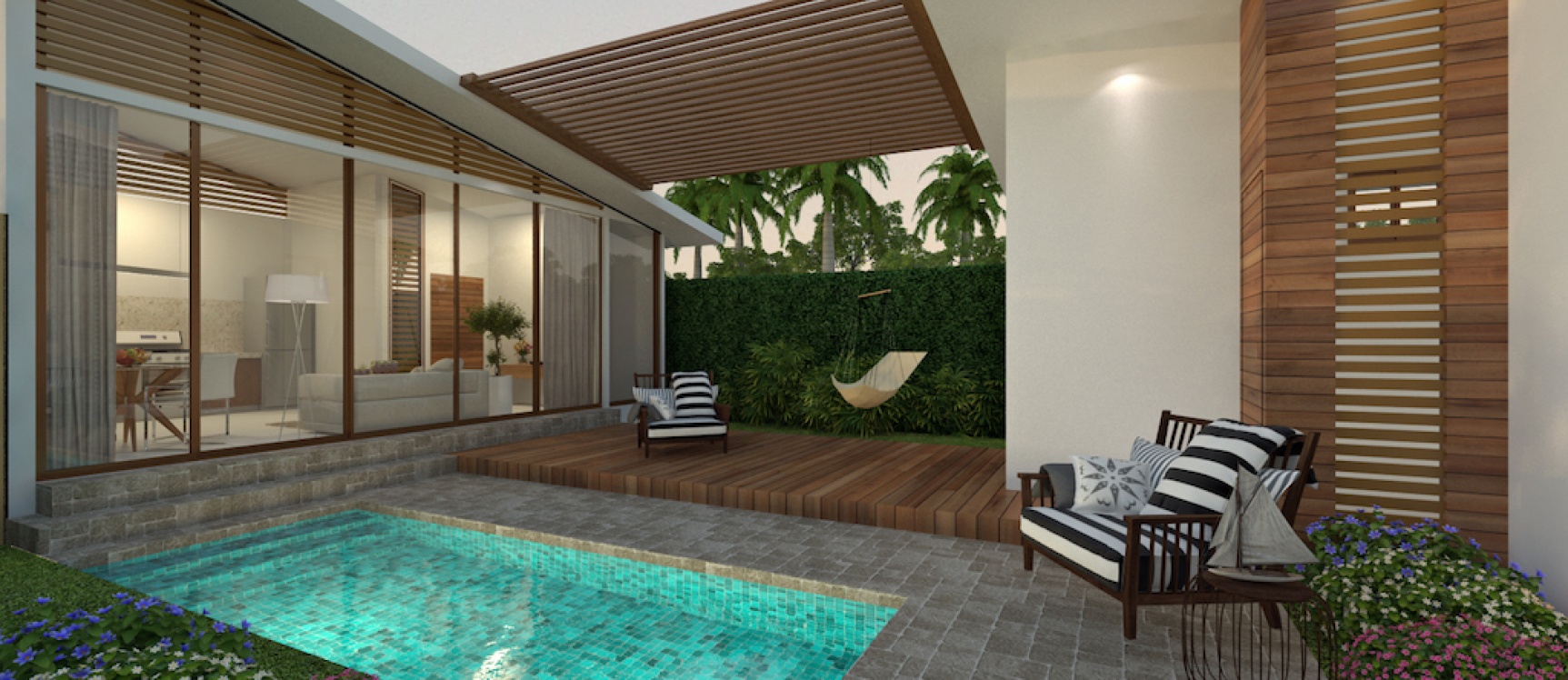 Modelo Fiji (87m2) - Urbanización Cumbres de Ayangue GeoBienes - Modelo Fiji (87m2) - Urbanización Cumbres de Ayangue - Plusvalia Guayaquil Casas de venta y alquiler Inmobiliaria Ecuador
