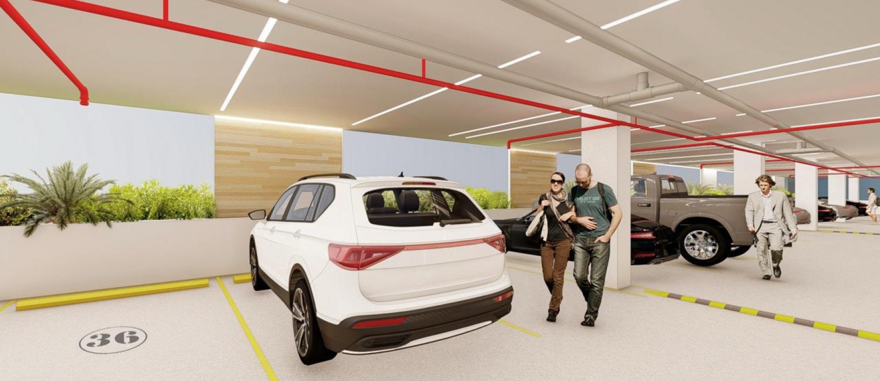 GeoBienes - Parqueo en venta en Torre Médica Semedic, La Aurora - Plusvalia Guayaquil Casas de venta y alquiler Inmobiliaria Ecuador