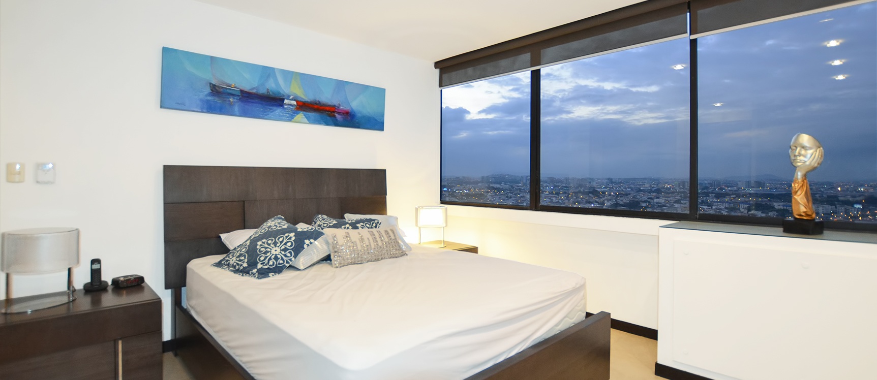 Preciosa Suite Amoblada Bellini IV GeoBienes - Suite en alquiler en Bellini IV sector centro de Guayaquil - Plusvalia Guayaquil Casas de venta y alquiler Inmobiliaria Ecuador