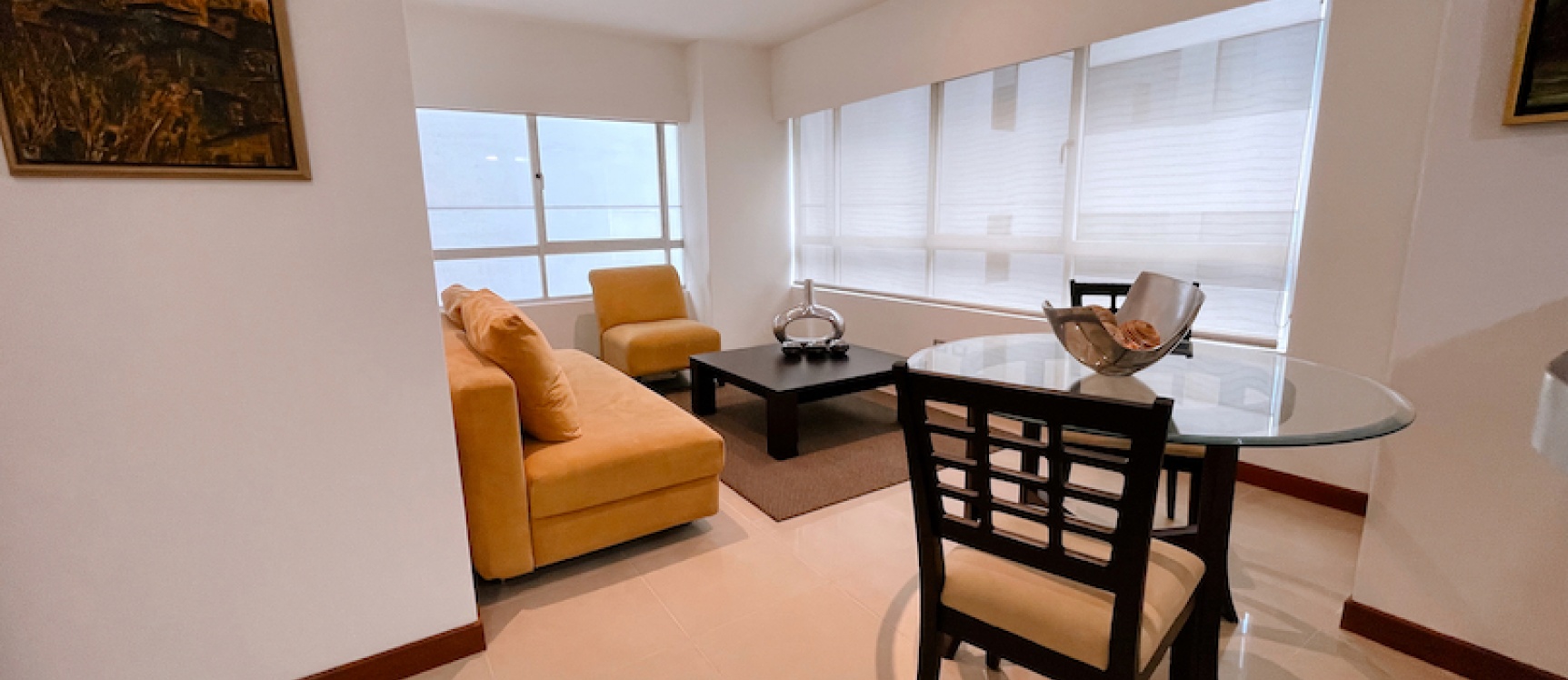 Suite Amoblada en Alquiler - Torres del Sol I GeoBienes - Suite amoblada en alquiler (Incluye Wifi y DirectTV) - Torre del Sol I - Plusvalia Guayaquil Casas de venta y alquiler Inmobiliaria Ecuador