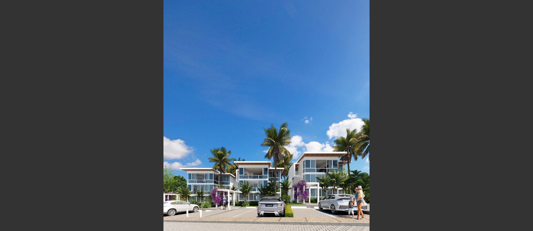Departamento 3 Dormitorios - Vista 1 - Planta Baja GeoBienes - Terreno B7 en venta ubicado en urbanización Vista Pacífico, Ayangue - Plusvalia Guayaquil Casas de venta y alquiler Inmobiliaria Ecuador