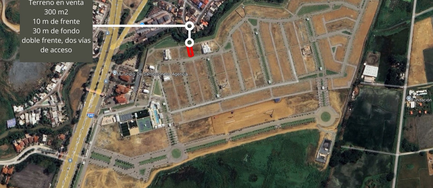Terreno en venta ubicado en Urbanización Aires Norte (de Batan), Samborondón GeoBienes - Terreno en venta ubicado en Urbanización Aires Norte (de Batan), Samborondón - Plusvalia Guayaquil Casas de venta y alquiler Inmobiliaria Ecuador