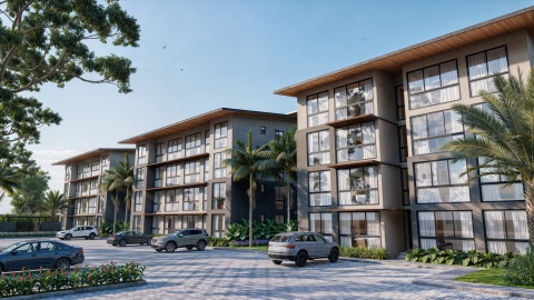 GeoBienes - Ferrara Departamentos de 1 y 2 habitaciones en venta en Samborondón en proyecto Ferrara, Isla Celeste - Plusvalia Guayaquil Casas de venta y alquiler Inmobiliaria Ecuador