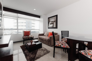 GeoBienes - Suite en alquiler amoblada ubicado en Edificio Elite Building. sector Mall del Sol, Norte de Guayaquil - Plusvalia Guayaquil Casas de venta y alquiler Inmobiliaria Ecuador